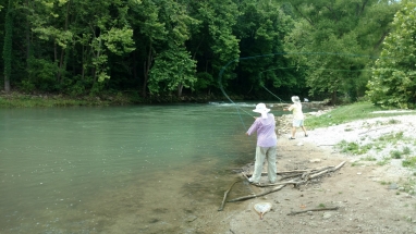 July 2019 RR Eric Michelle fly fishing